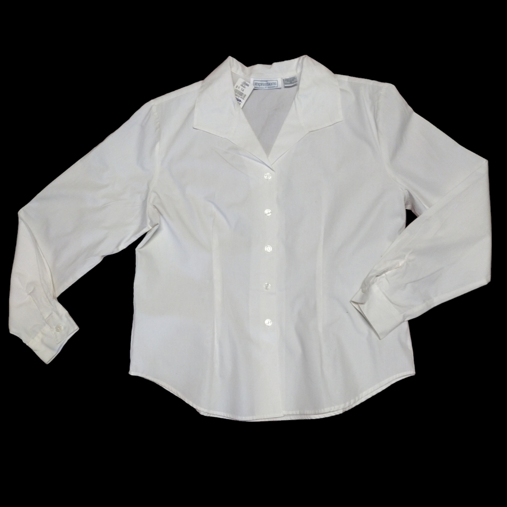 I🌷🌷mpressions white blouse